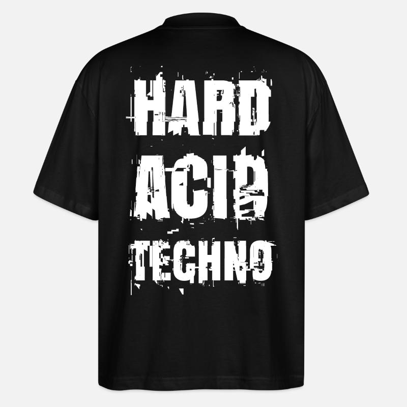 Hard Acid Techno Glitch - T-shirt bio Blaster 2.0 coupe oversize Stanley/Stella Unisexe - noir