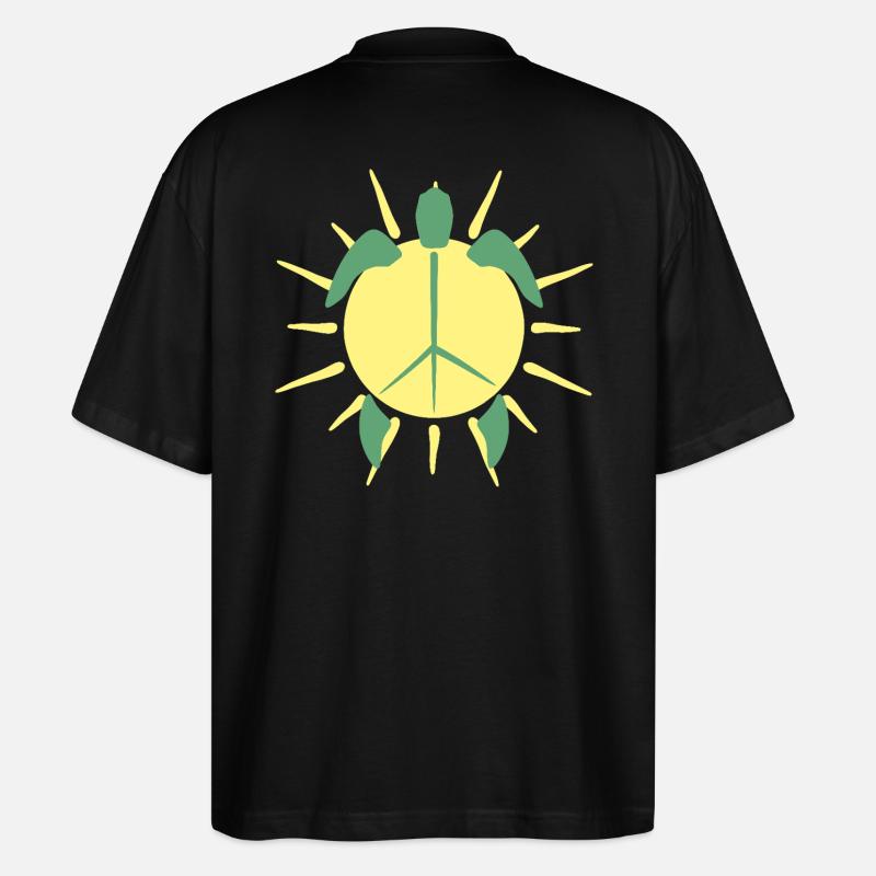 PEACE - Stanley/Stella Oversized Unisex Bio T-Shirt Blaster 2.0 - Schwarz