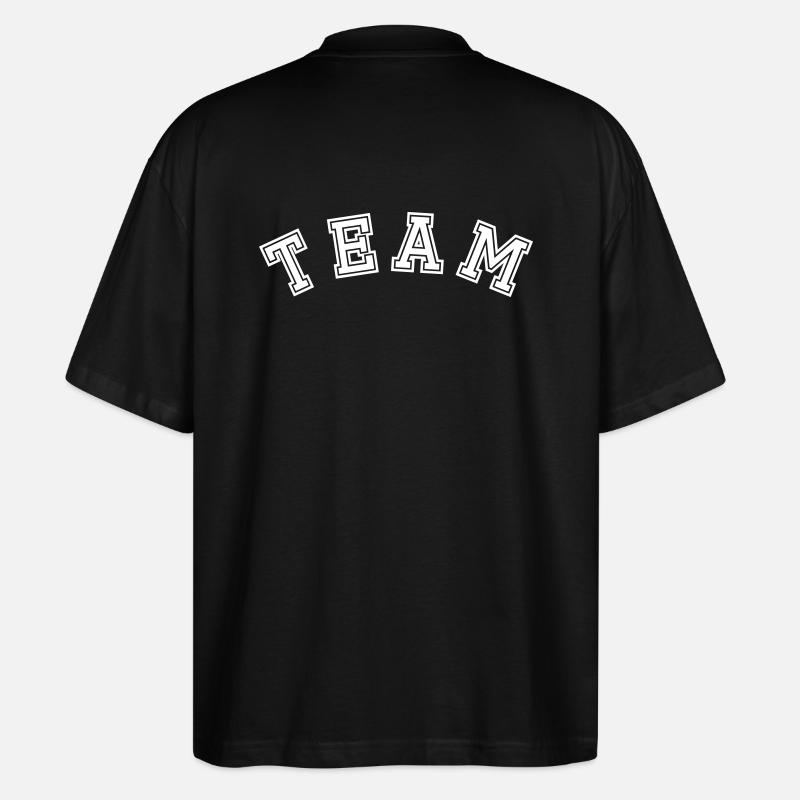Das TEAM - Stanley/Stella Oversized Unisex Bio T-Shirt Blaster 2.0 - Schwarz