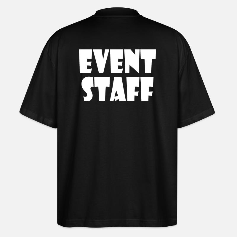 Event staff - Stanley/Stella Oversized Unisex Bio T-Shirt Blaster 2.0 - Schwarz