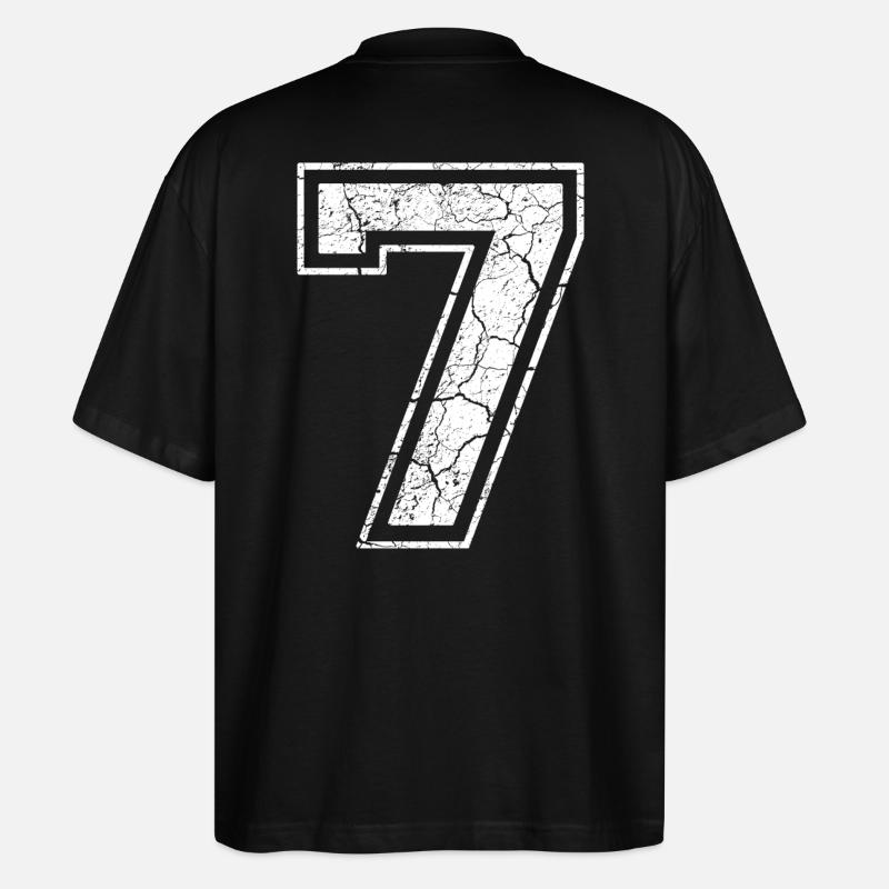 7_seven_sieben_white_weiss (fr) - T-shirt bio Blaster 2.0 coupe oversize Stanley/Stella Unisexe - noir