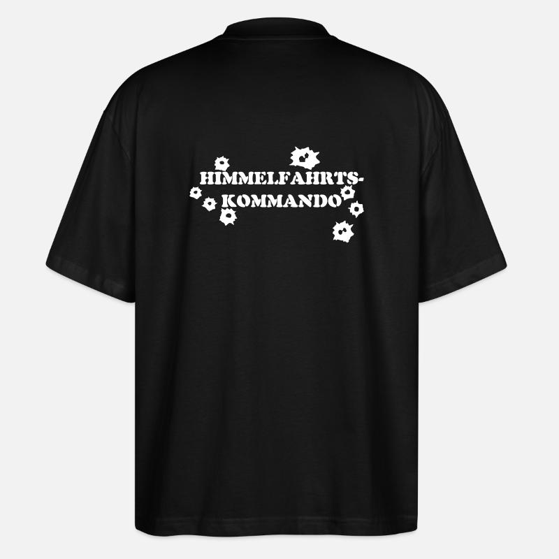 HIMMELFAHRTSKOMMANDO - Stanley/Stella Oversized Unisex Bio T-Shirt Blaster 2.0 - Schwarz