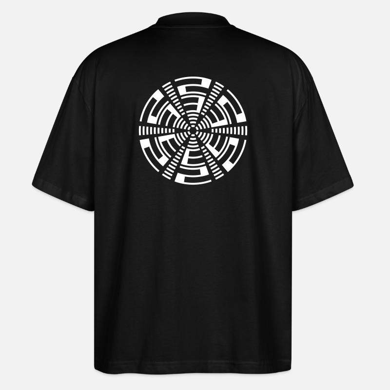 Tekno spirale 23 - T-shirt bio Blaster 2.0 coupe oversize Stanley/Stella Unisexe - noir