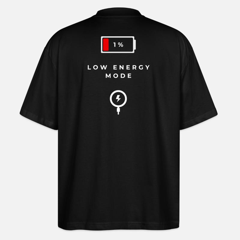 Graphismes en mode basse énergie - T-shirt bio Blaster 2.0 coupe oversize Stanley/Stella Unisexe - noir