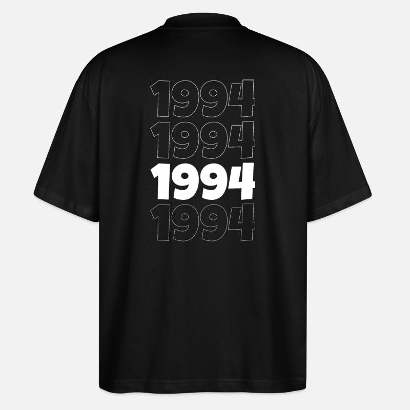 1994 - Stanley/Stella Oversized Unisex Bio T-Shirt Blaster 2.0 - Schwarz