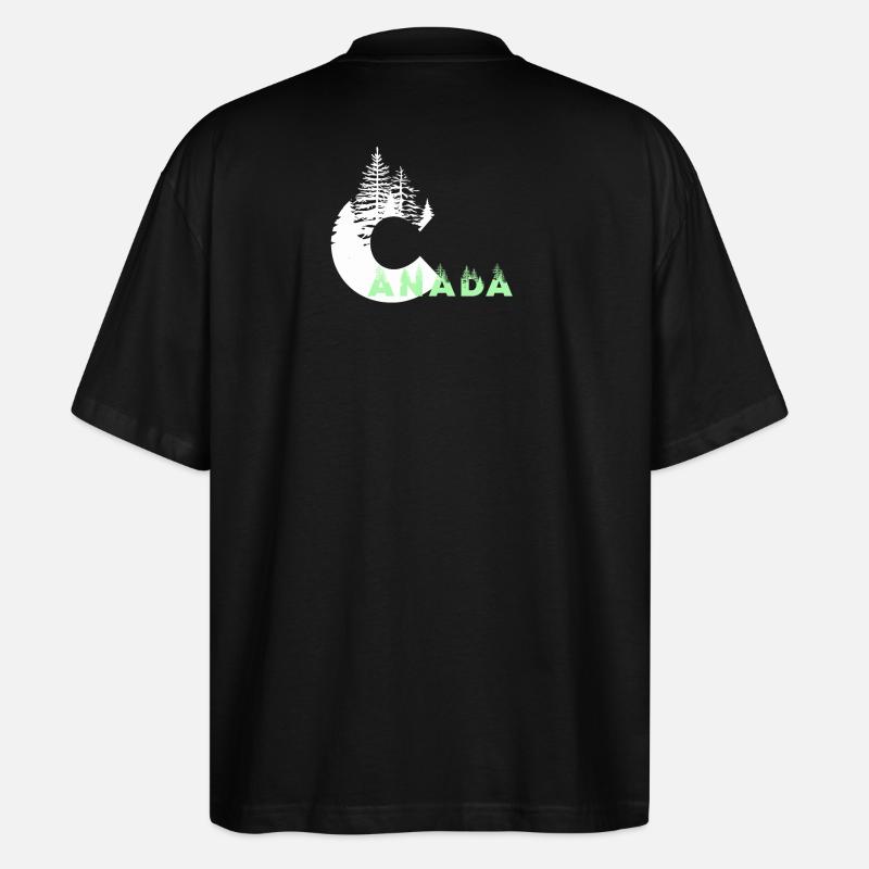 Kanada - Stanley/Stella Oversized Unisex Bio T-Shirt Blaster 2.0 - Schwarz