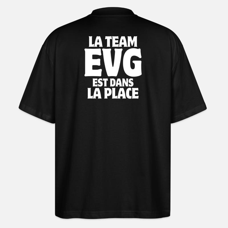 Junggesellenabschied, Junggesellenabschied, Hochzeit - Stanley/Stella Oversized Unisex Bio T-Shirt Blaster 2.0 - Schwarz