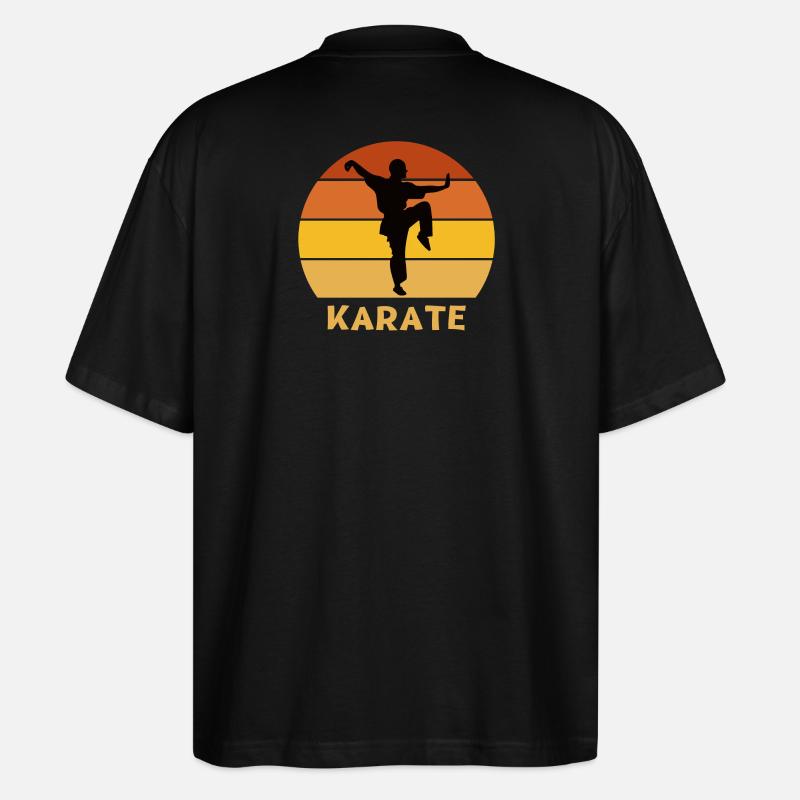 Karate, Karate-Fan, mach Karate - Stanley/Stella Oversized Unisex Bio T-Shirt Blaster 2.0 - Schwarz