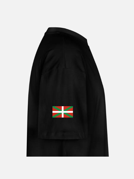Euskadi flag - Stanley/Stella Oversized Unisex Organic T-shirt Blaster 2.0 - black