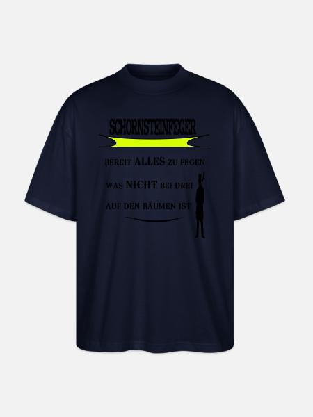 Schornsteinfeger - Stanley/Stella Oversized Unisex Bio T-Shirt Blaster 2.0 - Navy