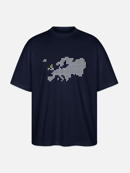 Schottland - Stanley/Stella Oversized Unisex Bio T-Shirt Blaster 2.0 - Navy
