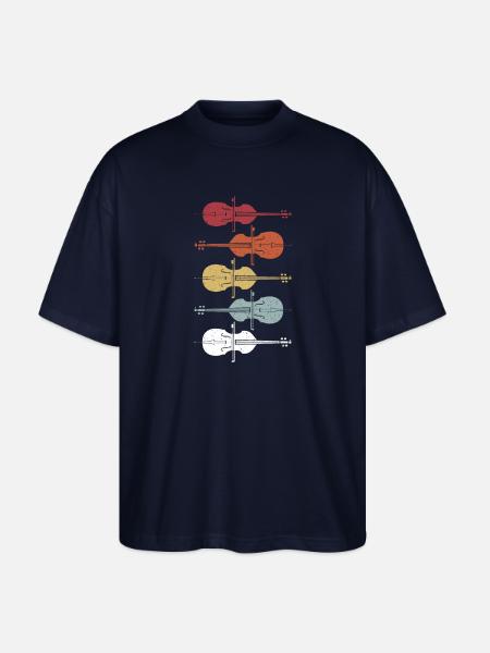 Kontrabass - Stanley/Stella Oversized Unisex Bio T-Shirt Blaster 2.0 - Navy