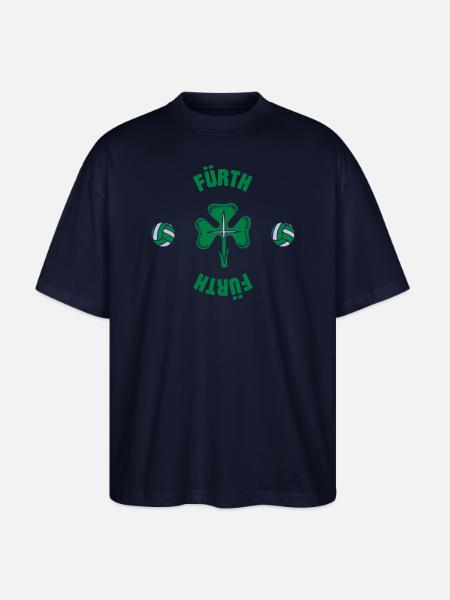 Fürth (ID: 001013) - Stanley/Stella Oversized Unisex Bio T-Shirt Blaster 2.0 - Navy