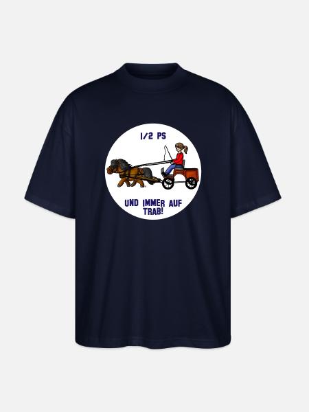 Auf Trab - Stanley/Stella Oversized Unisex Bio T-Shirt Blaster 2.0 - Navy