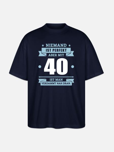 Funshirt 40 - Stanley/Stella Oversized Unisex Bio T-Shirt Blaster 2.0 - Navy