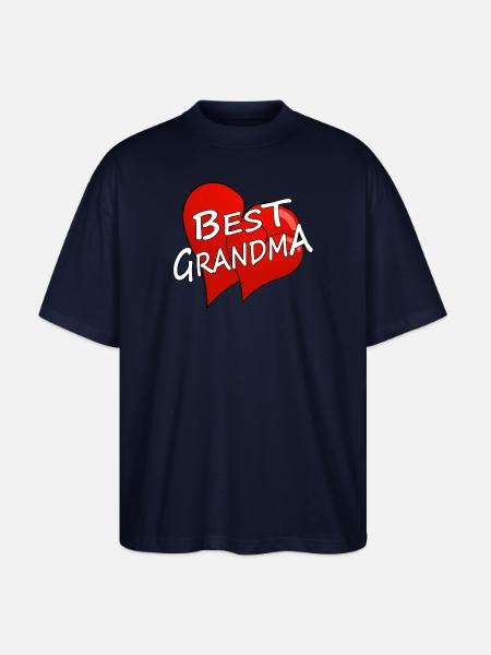 BEST GRANDMA - Stanley/Stella Oversized Unisex Bio T-Shirt Blaster 2.0 - Navy