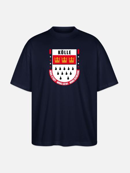 Kölle | Köln - Stanley/Stella Oversized Unisex Bio T-Shirt Blaster 2.0 - Navy