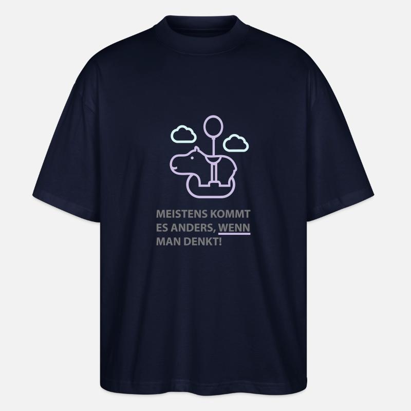 Flying Hippo.ai - Stanley/Stella Oversized Unisex Bio T-Shirt Blaster 2.0 - Navy