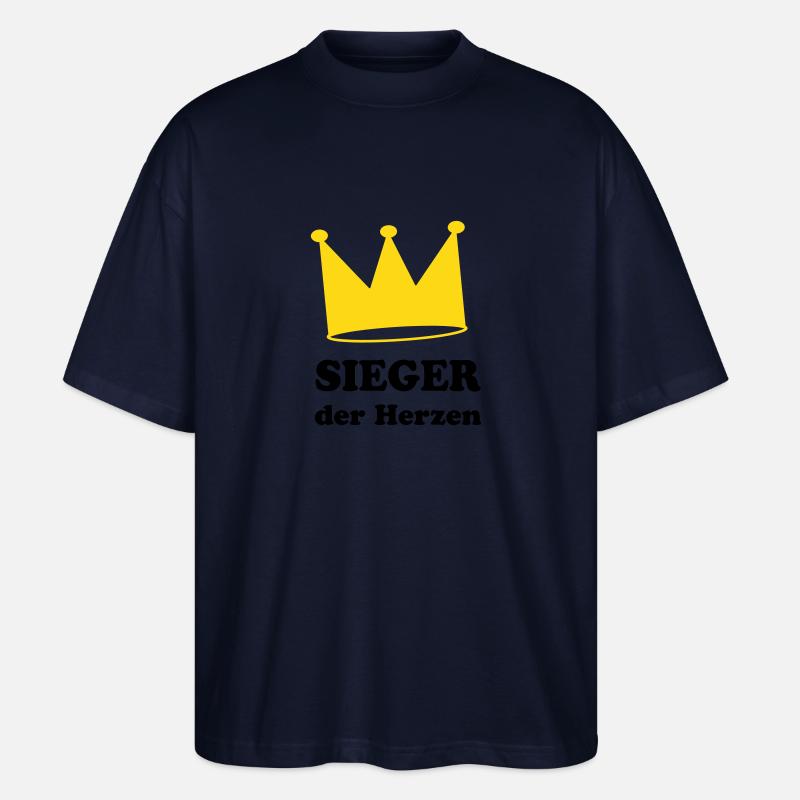 Sieger der Herzen - Stanley/Stella Oversized Unisex Bio T-Shirt Blaster 2.0 - Navy