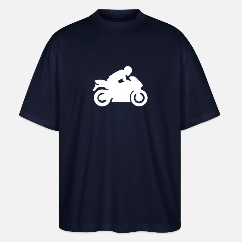 Motorrad - Stanley/Stella Oversized Unisex Bio T-Shirt Blaster 2.0 - Navy