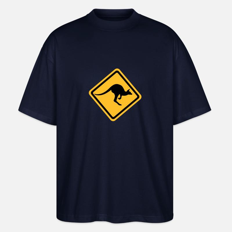 Känguru - Stanley/Stella Oversized Unisex Bio T-Shirt Blaster 2.0 - Navy