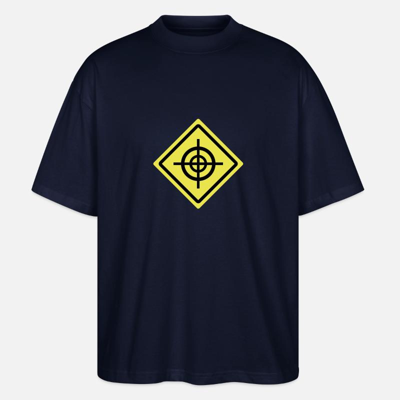 fadenkreuz roadsign - Stanley/Stella Oversized Unisex Bio T-Shirt Blaster 2.0 - Navy