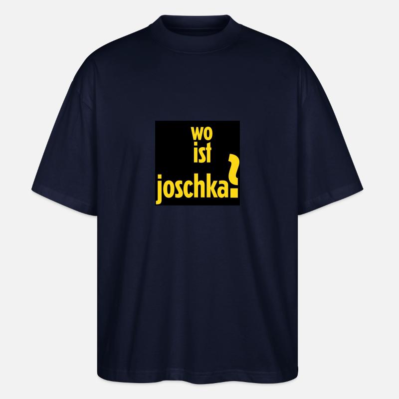 wo ist joschka? - Stanley/Stella Oversized Unisex Bio T-Shirt Blaster 2.0 - Navy