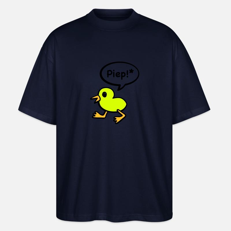 piepvogel - Stanley/Stella Oversized Unisex Bio T-Shirt Blaster 2.0 - Navy