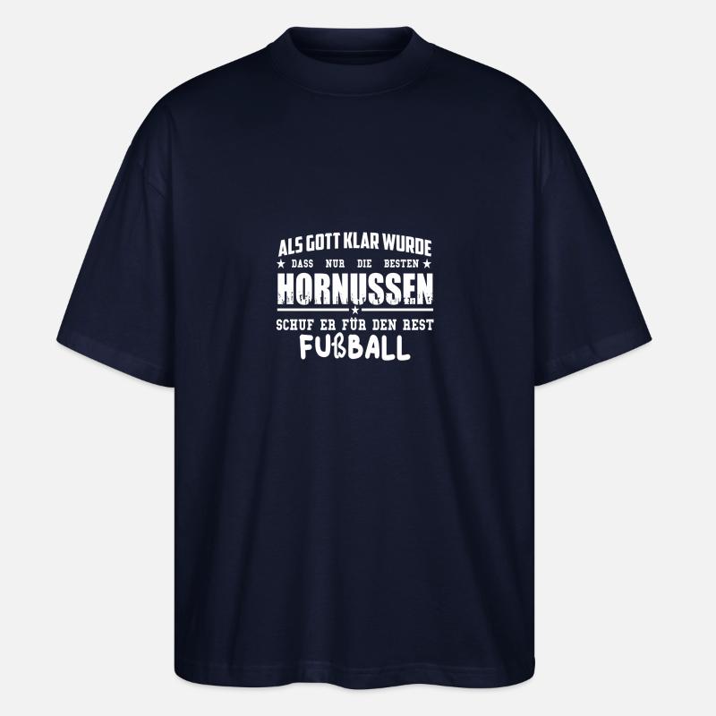 Hornussen - Schweiz - Stanley/Stella Oversized Unisex Bio T-Shirt Blaster 2.0 - Navy