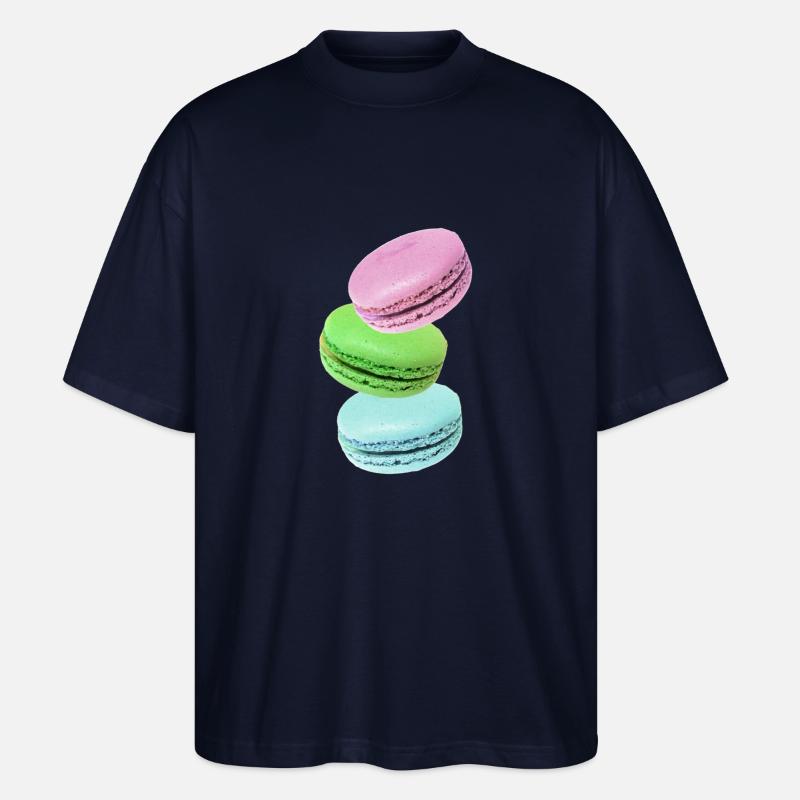 Macarons - Stanley/Stella Oversized Unisex Bio T-Shirt Blaster 2.0 - Navy