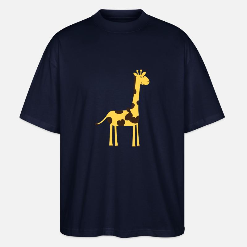 giraffe zoo circus cirque safari1 - T-shirt bio Blaster 2.0 coupe oversize Stanley/Stella Unisexe - marine