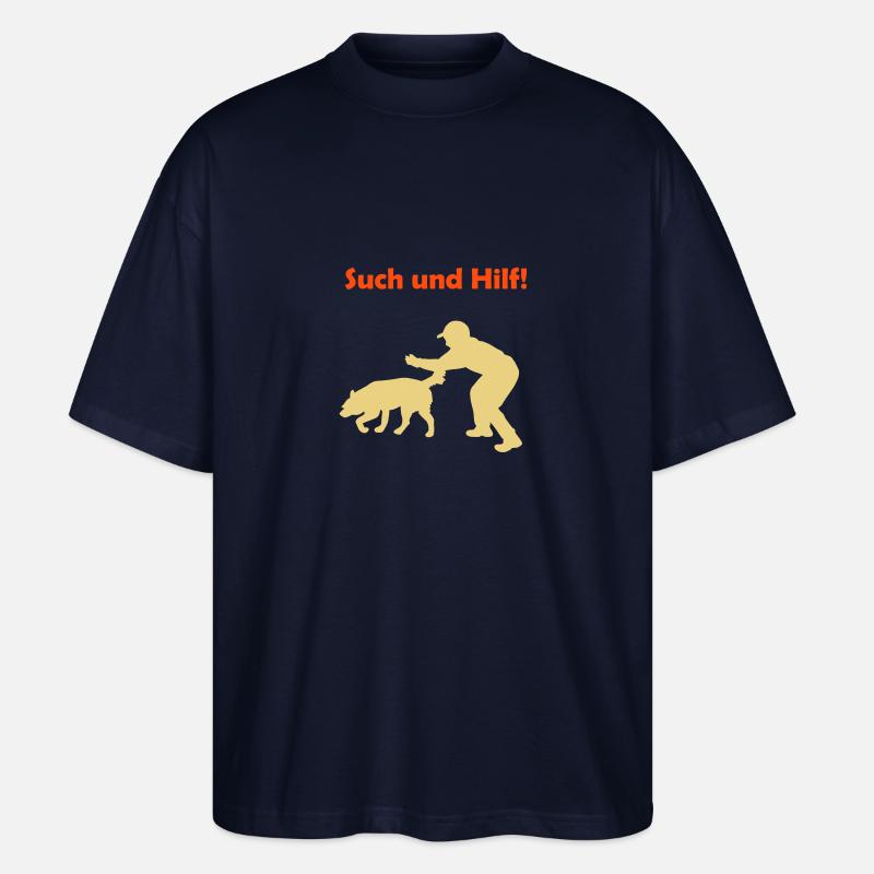 such_und_hilf_cb - Stanley/Stella Oversized Unisex Bio T-Shirt Blaster 2.0 - Navy