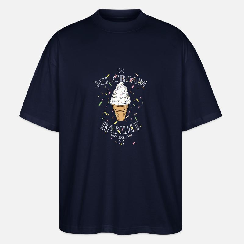 Softeis Machine - Stanley/Stella Oversized Unisex Bio T-Shirt Blaster 2.0 - Navy