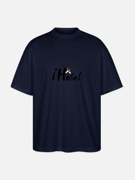 Hola Podenco - Stanley/Stella Oversized Unisex Bio T-Shirt Blaster 2.0 - Navy
