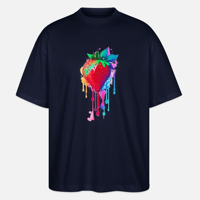süßes Früchtchen - Stanley/Stella Oversized Unisex Bio T-Shirt Blaster 2.0 - Navy