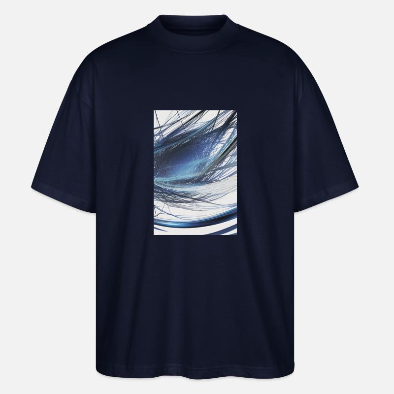 Formen und Muster - Stanley/Stella Oversized Unisex Bio T-Shirt Blaster 2.0 - Navy