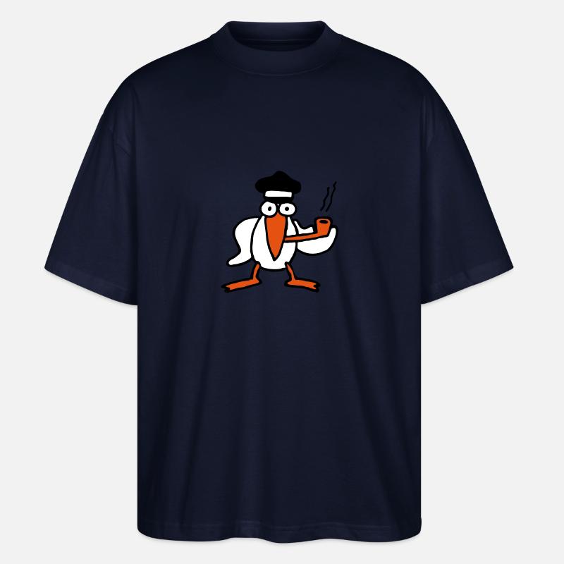 kapitan_mowe - Stanley/Stella Oversized Unisex Bio T-Shirt Blaster 2.0 - Navy