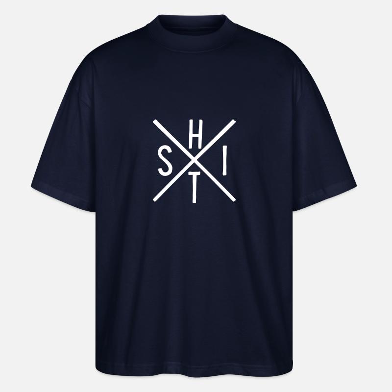 Shit - Stanley/Stella Oversized Unisex Bio T-Shirt Blaster 2.0 - Navy