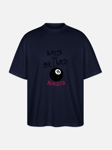 quote vänner godnatt biljard 8 bollsporter humor - Ekologisk Oversized T-shirt Unisex Stanley/Stella Blaster 2.0 - marinblått