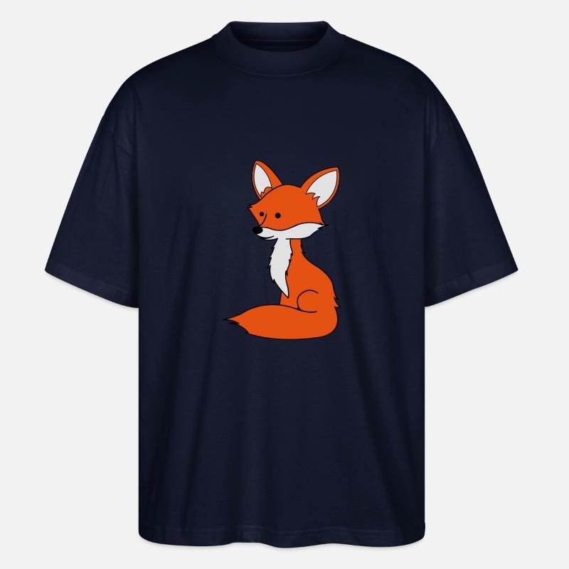 fuchs_02 - Stanley/Stella Oversized Unisex Bio T-Shirt Blaster 2.0 - Navy