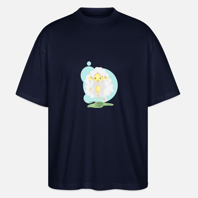 Gänseblümchen - Stanley/Stella Oversized Unisex Bio T-Shirt Blaster 2.0 - Navy