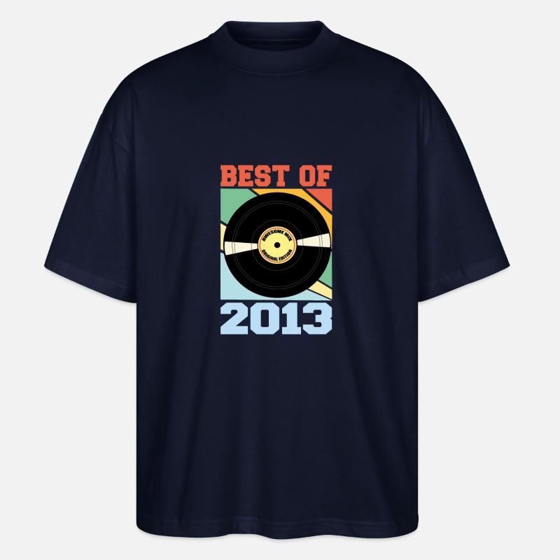Le meilleur de 2013 - T-shirt bio Blaster 2.0 coupe oversize Stanley/Stella Unisexe - marine