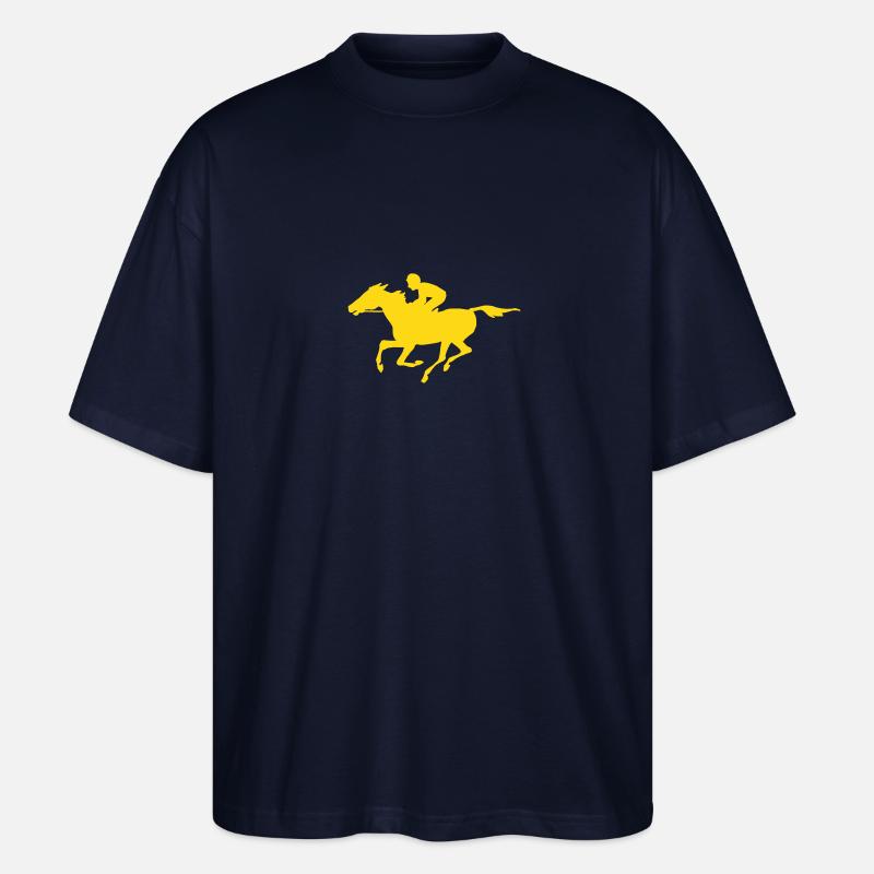 Rennpferd - Stanley/Stella Oversized Unisex Bio T-Shirt Blaster 2.0 - Navy