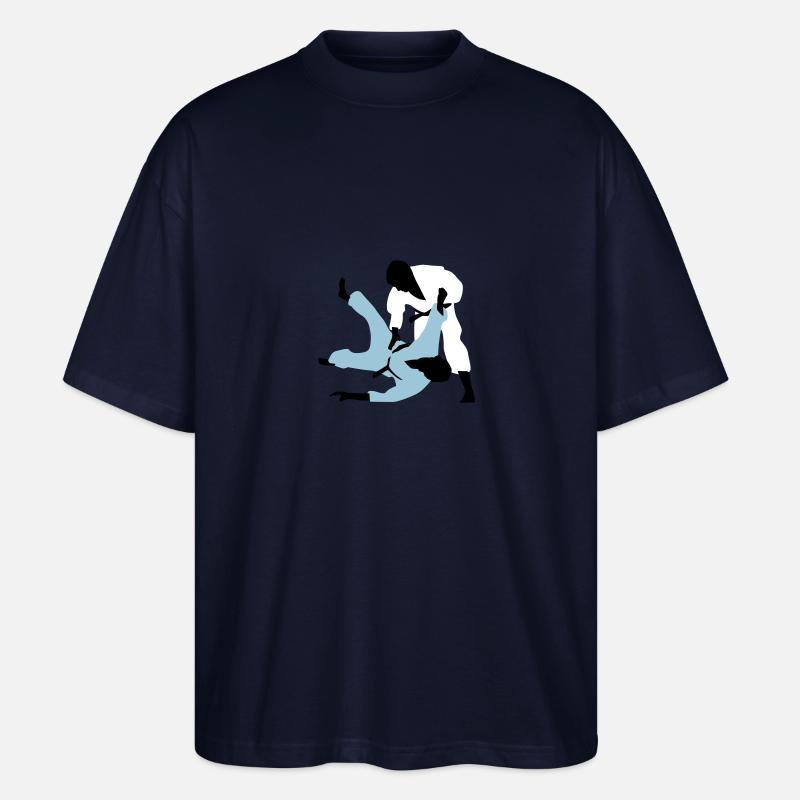 judo_a_3c - Stanley/Stella Oversized Unisex Organic T-shirt Blaster 2.0 - navy