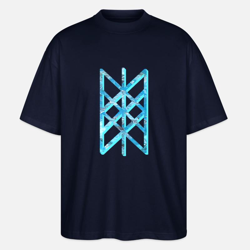 netz der wyrd e 78 - Stanley/Stella Oversized Unisex Bio T-Shirt Blaster 2.0 - Navy