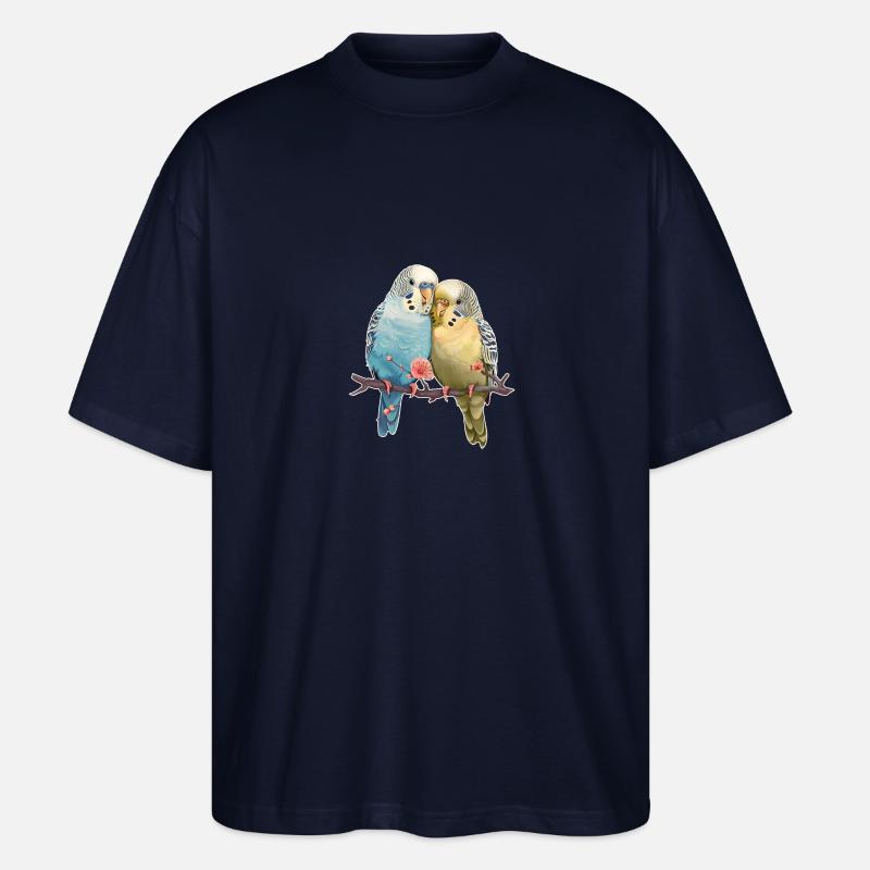 Budgies - Stanley/Stella Oversized Unisex Organic T-shirt Blaster 2.0 - navy