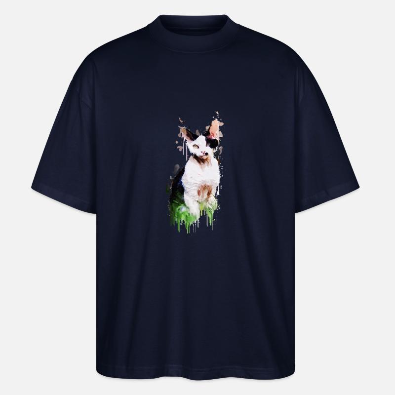 Katze - Stanley/Stella Oversized Unisex Bio T-Shirt Blaster 2.0 - Navy