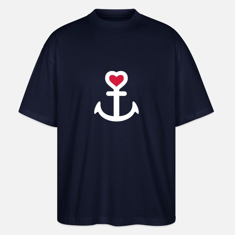 herzanker_062011a_2c - Stanley/Stella Oversized Unisex Bio T-Shirt Blaster 2.0 - Navy