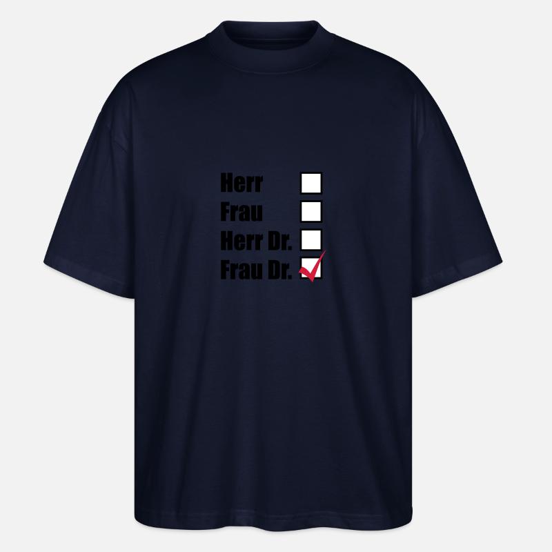 Frau Doktor - Stanley/Stella Oversized Unisex Bio T-Shirt Blaster 2.0 - Navy