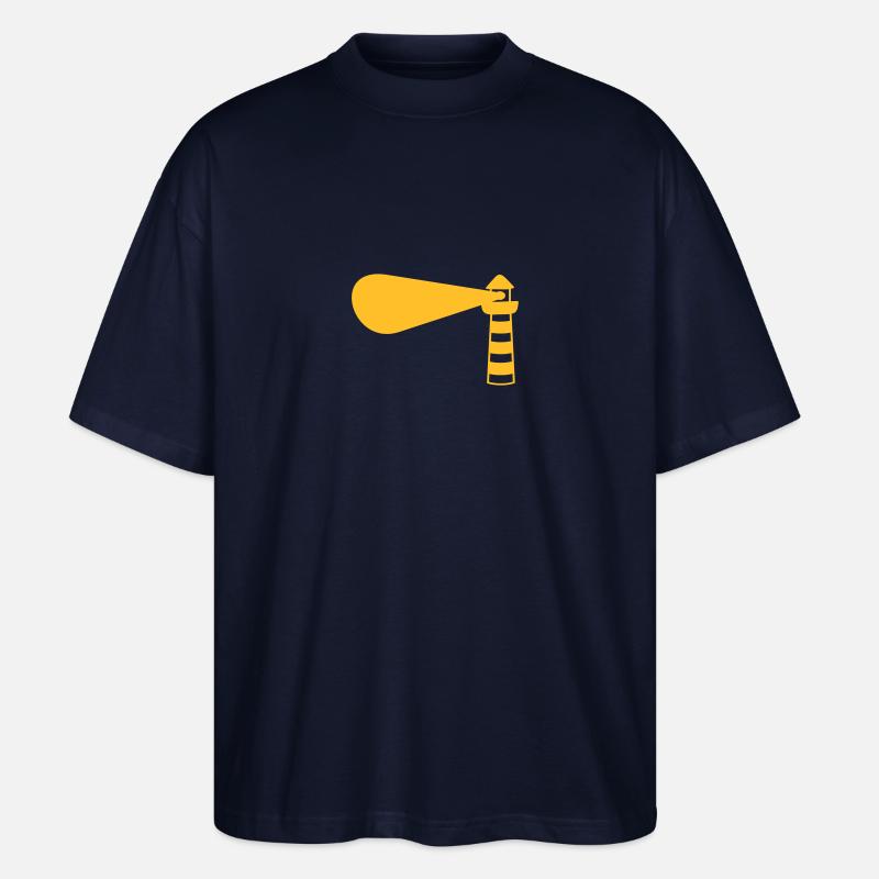 Light Tower Design - Stanley/Stella Oversized Unisex Bio T-Shirt Blaster 2.0 - Navy